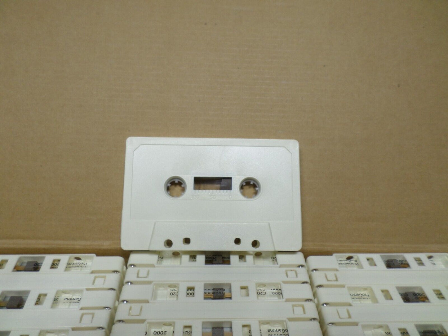 100 Ct. New Blank White ProGamma 2000 Cassette Tape Tab In SPC-92 Premium Grade
