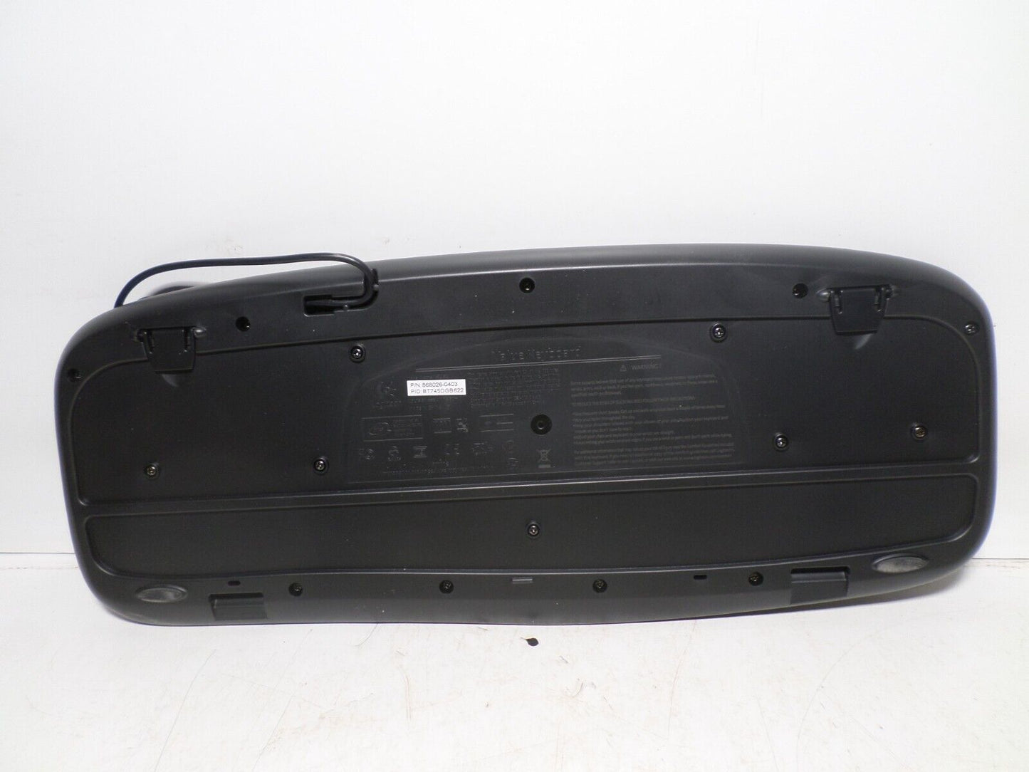 Logitech Value Computer Keyboard PS2 Black Cisnet 868026-0403 Y-SU61 Spill Proof