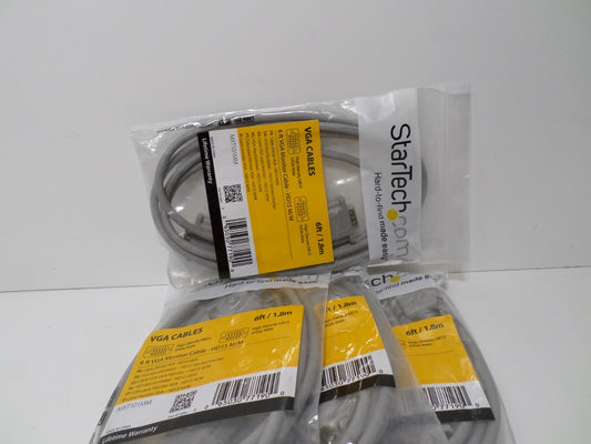 (LOT OF 4) STARTECH VGA  CABLES  Hd15m To MXT101MM