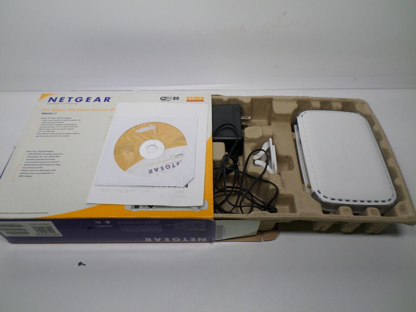 Netgear Access Point Wireless Router 54 Mbps WG602