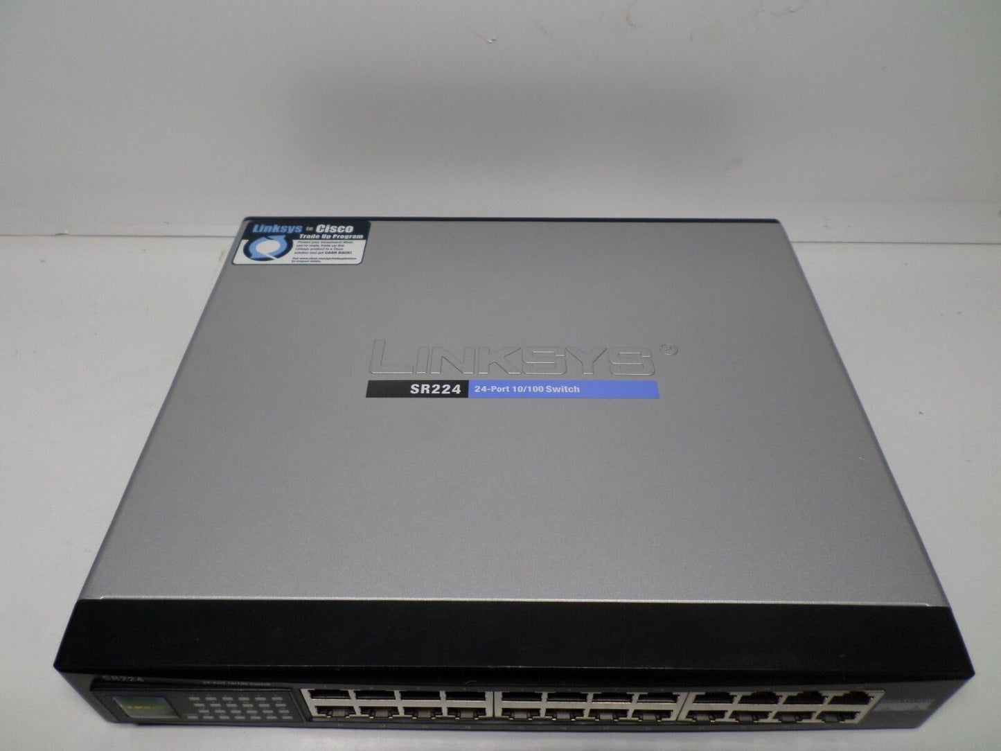 CISCO LINKSYS SR224G 24-PORT 10/100 2-PORT GIGABIT ETERNET SWITCH