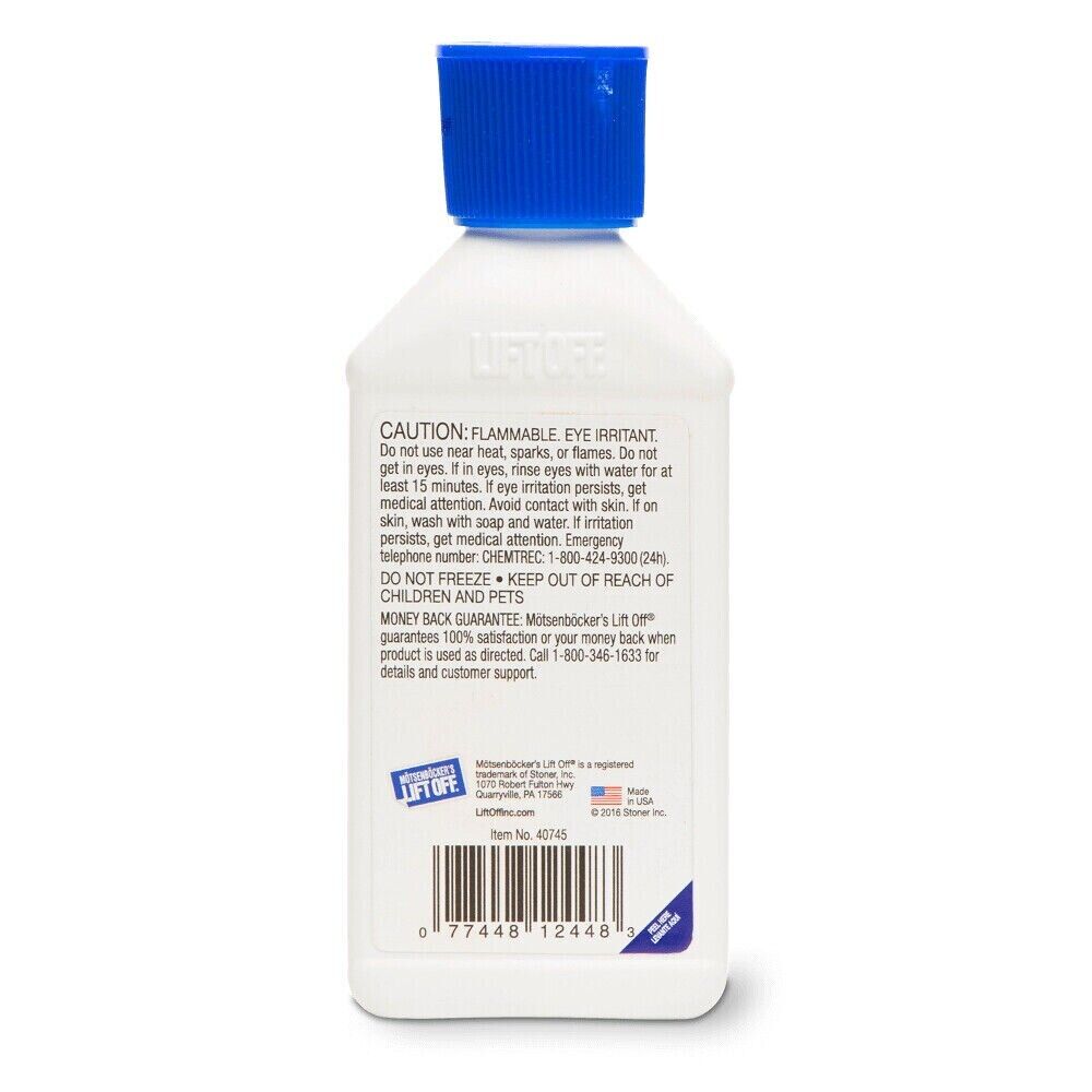 Motsenbocker's Lift Off 407-45 Adhesive Remover, Clear, 4.5 oz