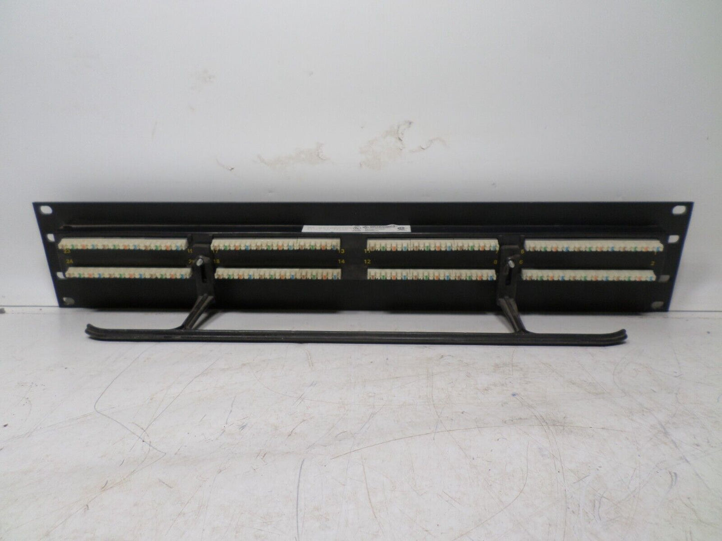 Ortronics OR-851000304 24 Port CAT5E Patch Panel Clarity Rack Mount
