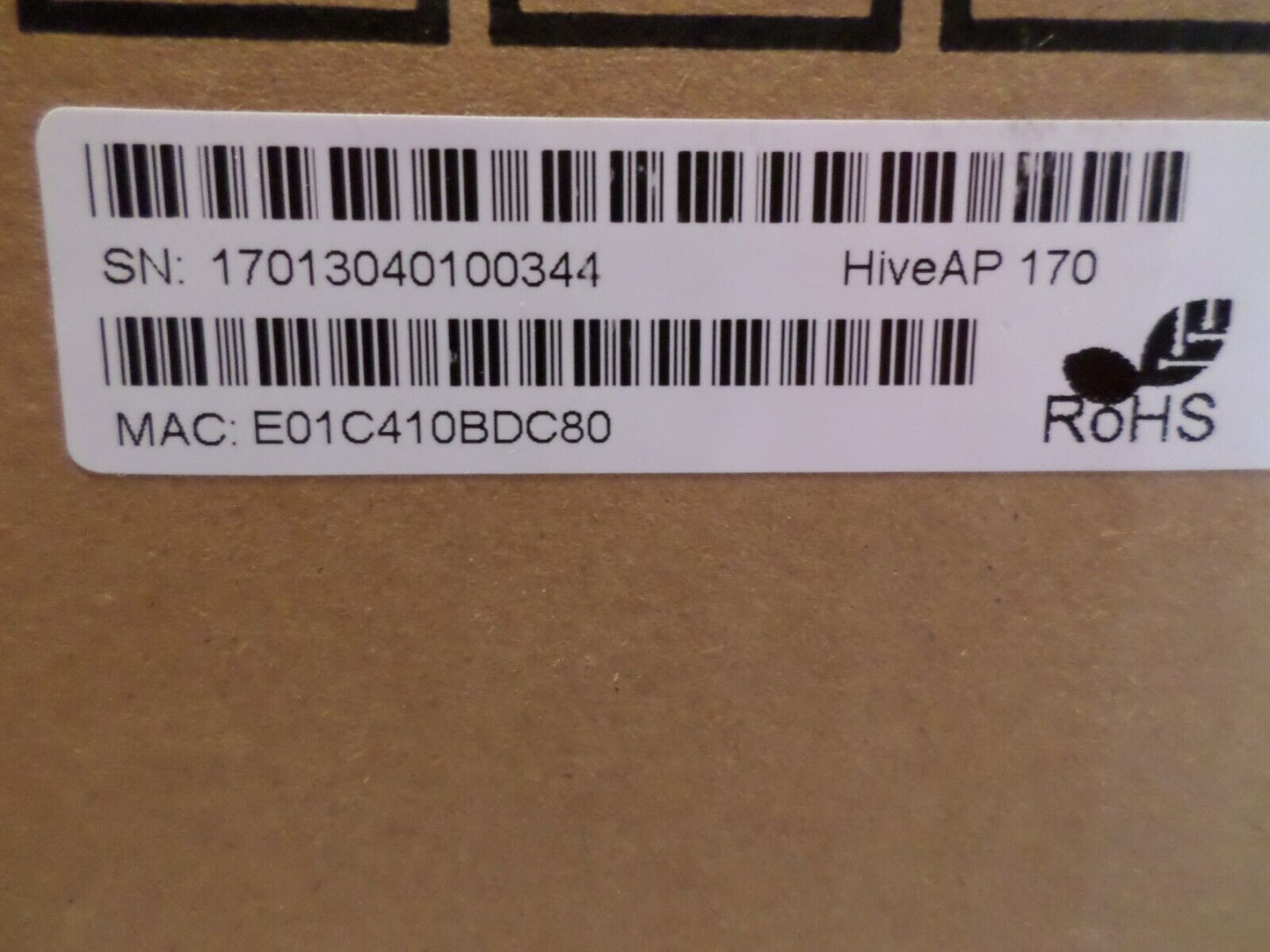 Complete Aerohive HiveAP 170 300Mbps Wireless Access Point (WAP) w/ POE Midspan