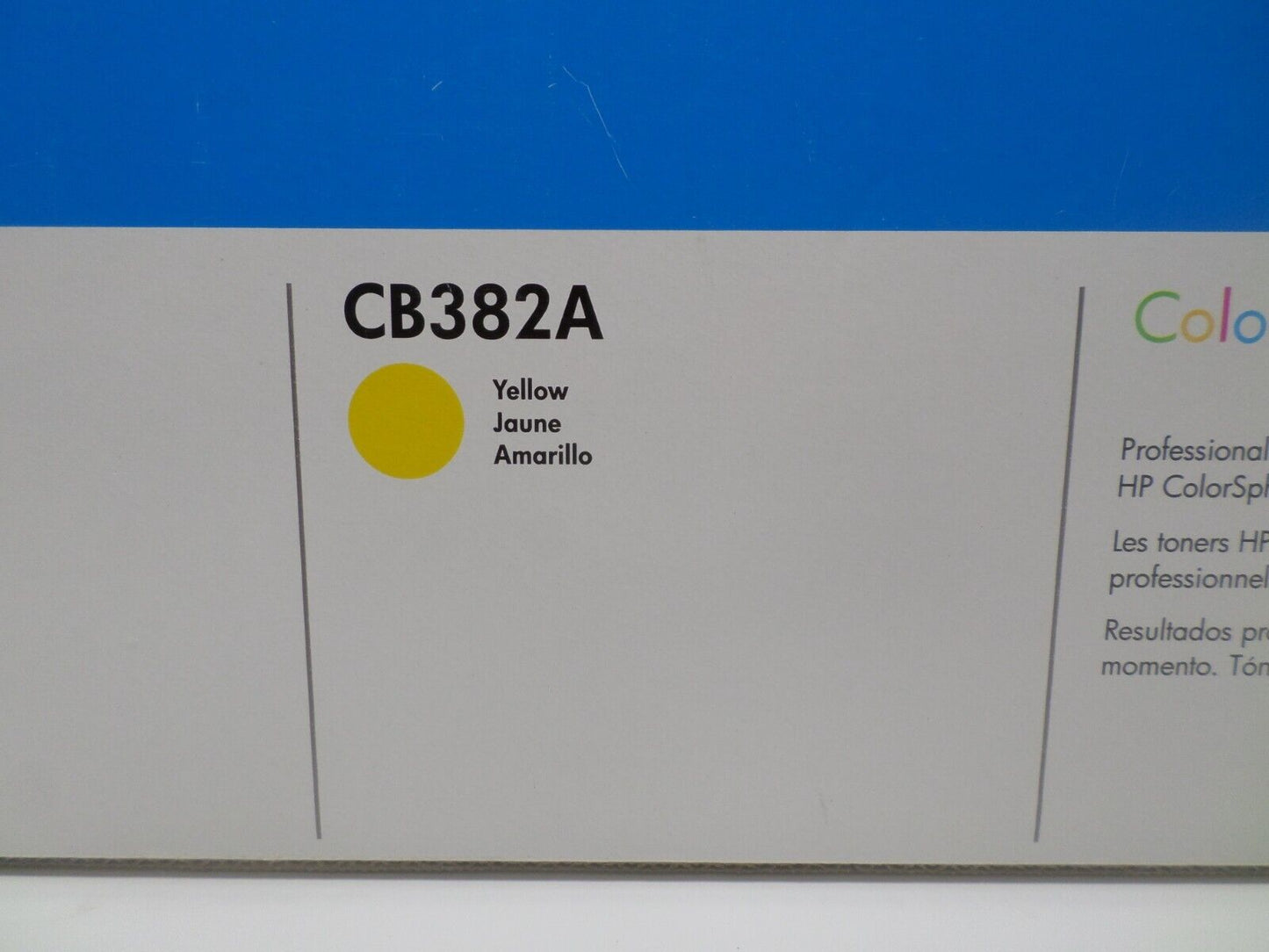 Original HP 824A Yellow CB382A Laserjet Printer Genuine Cartridge Toner Sealed