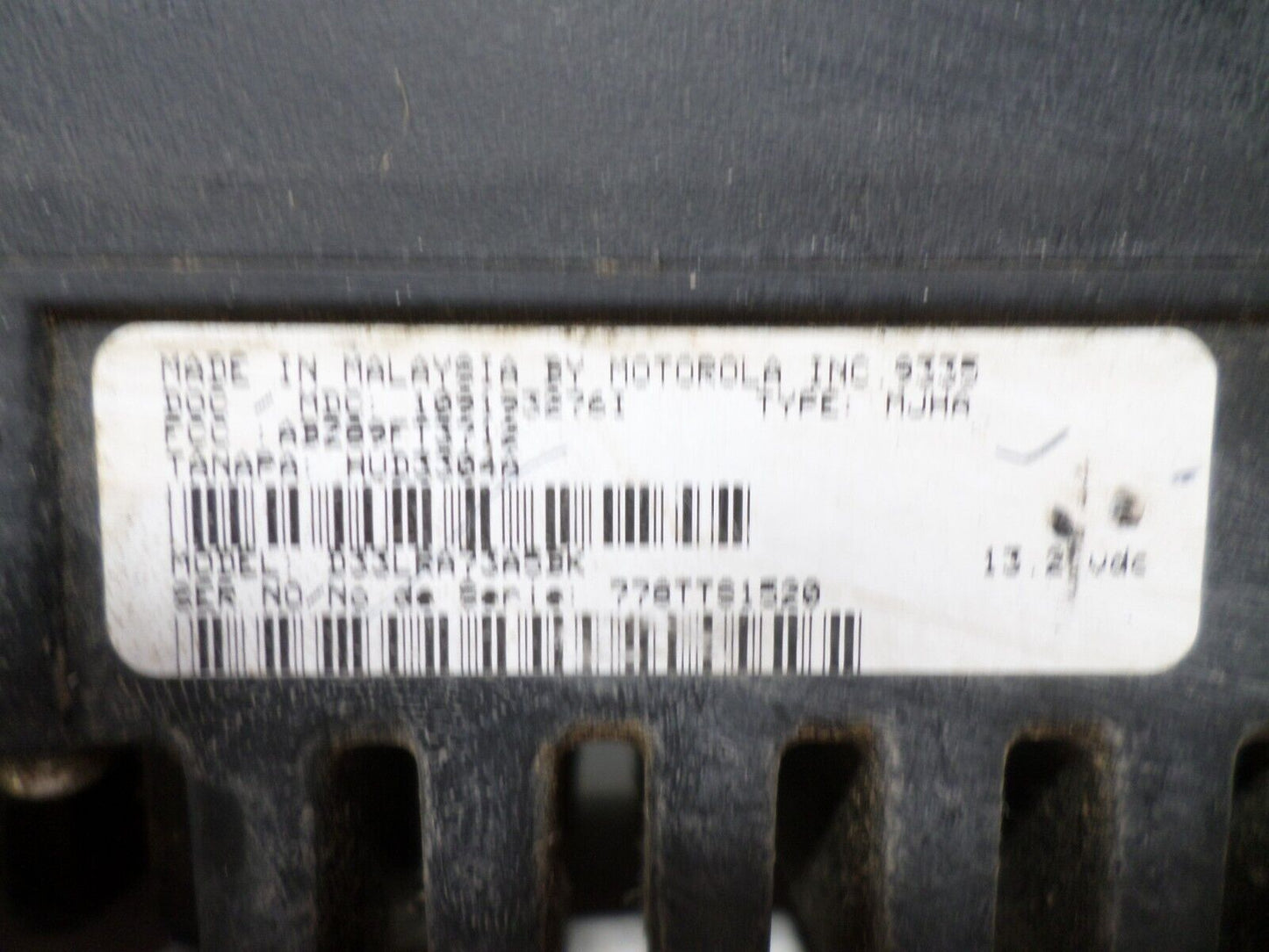 Motorola Radius D33LRA73A5BK Radio
