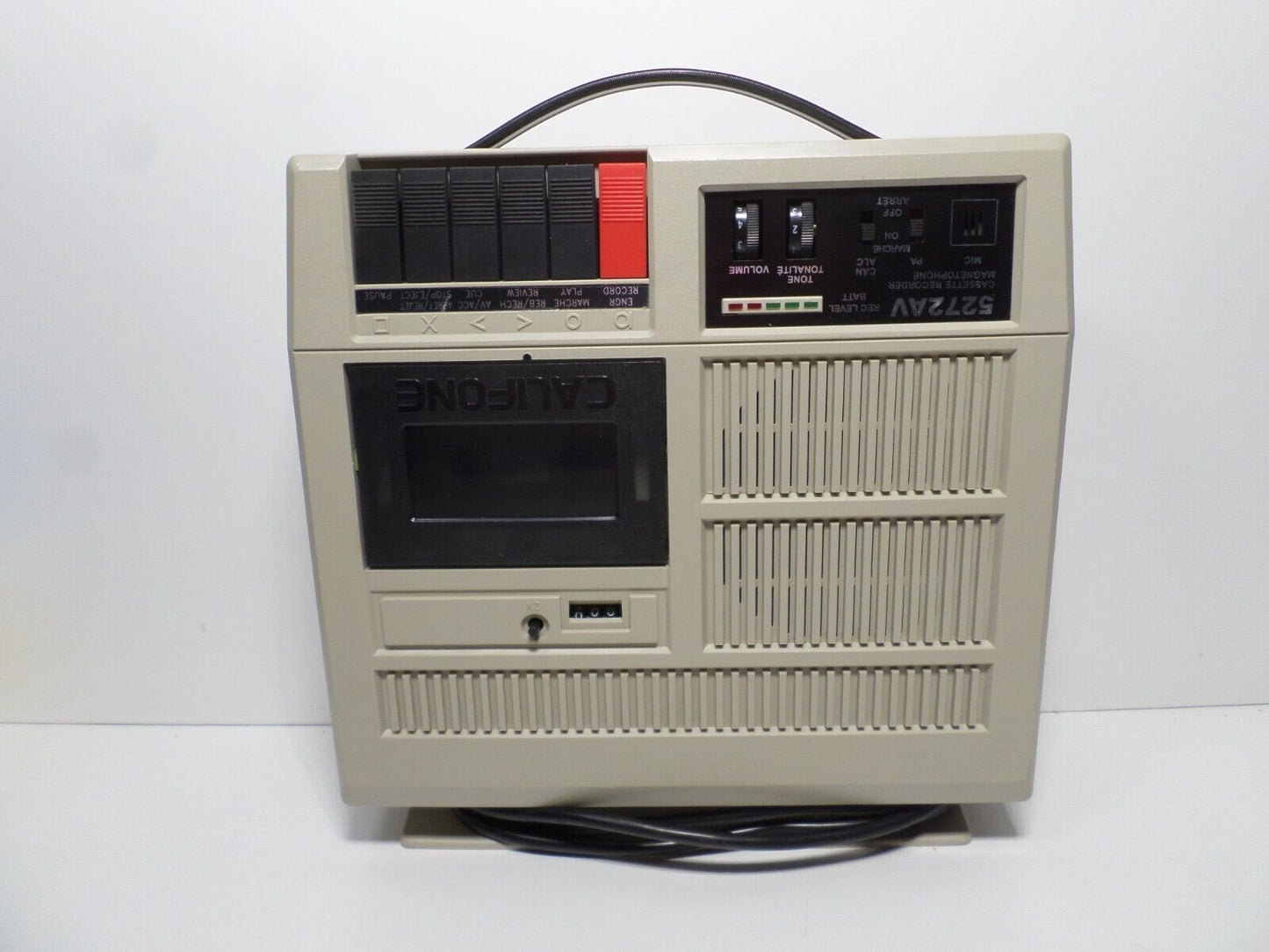 Califone 5272AV Cassette Recorder Player Magnetophone