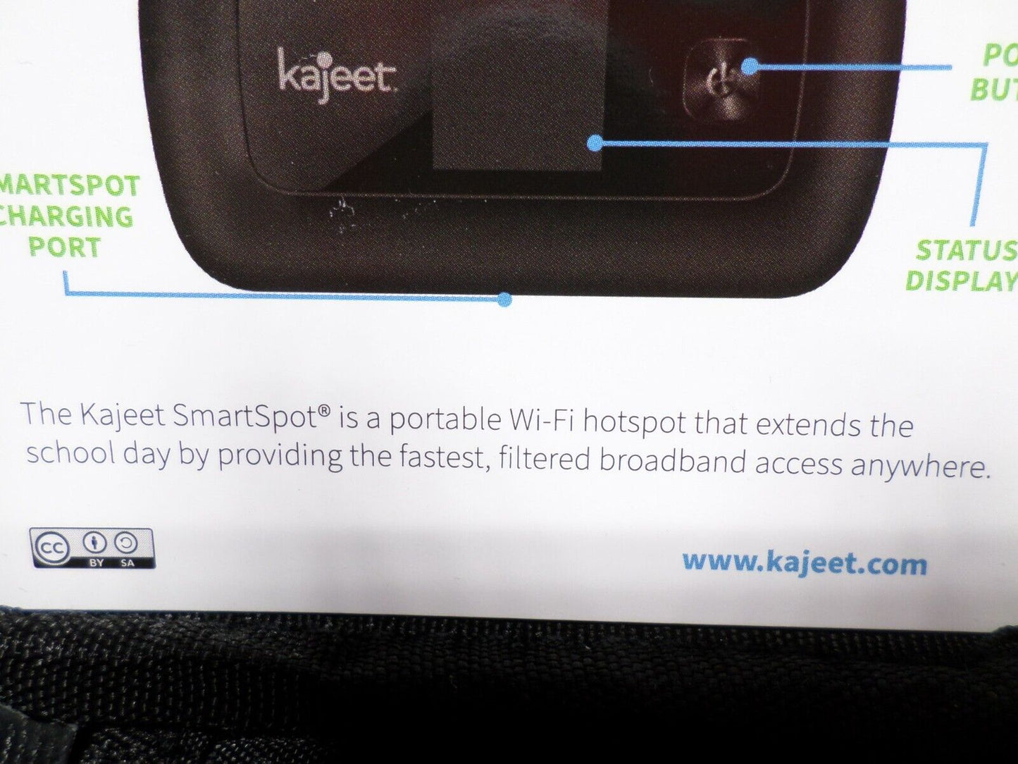 Lot of 10-Kajeet SmartSpot V400/055 Mobile Hotspot RC400L-Filtered Wi-Fi Hotspot