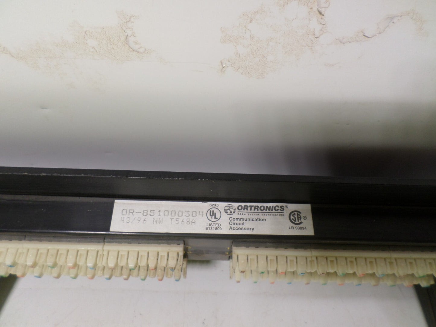 Ortronics OR-851000304 24 Port CAT5E Patch Panel Clarity Rack Mount