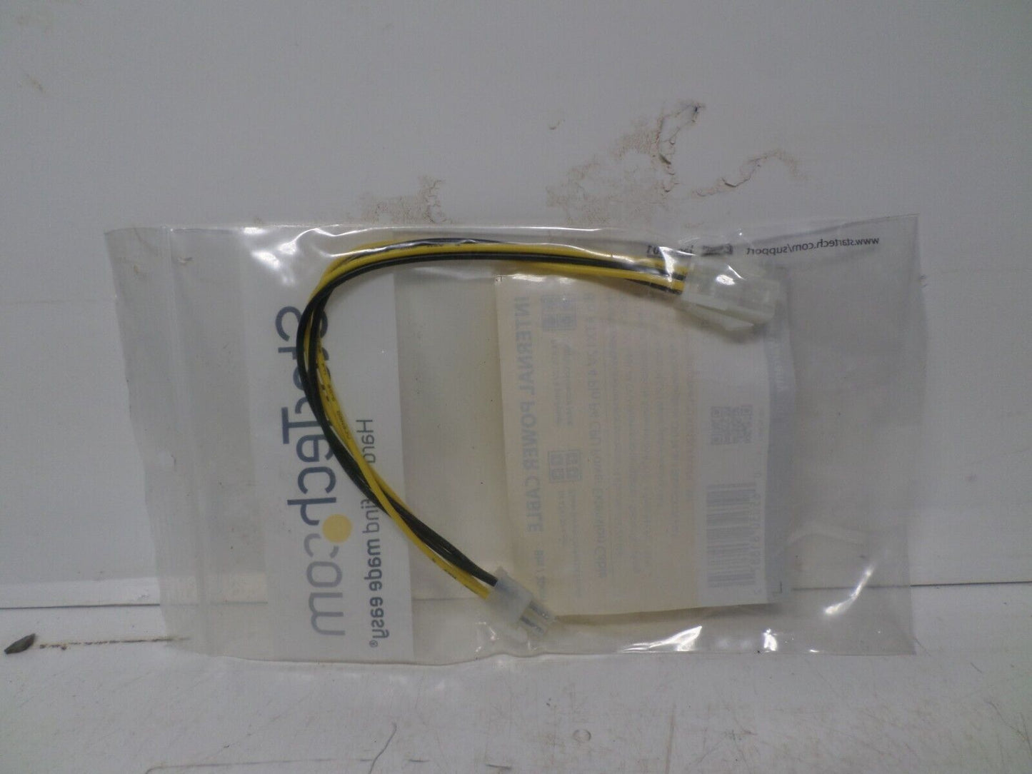 StarTech ATXP4EXT 8in (8") ATX12V 4 Pin P4 CPU Power Extension Cable Male Female