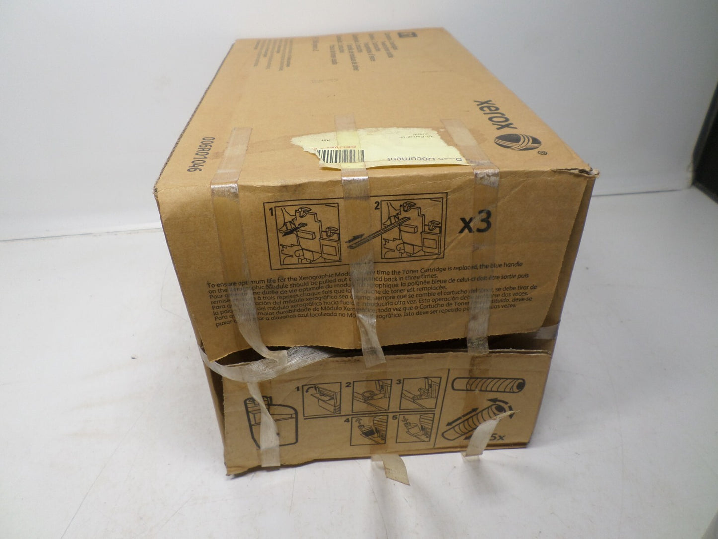 GENUINE Xerox R1 Black Toner 2 Cartridge 1 WASTE TONER 006R01046