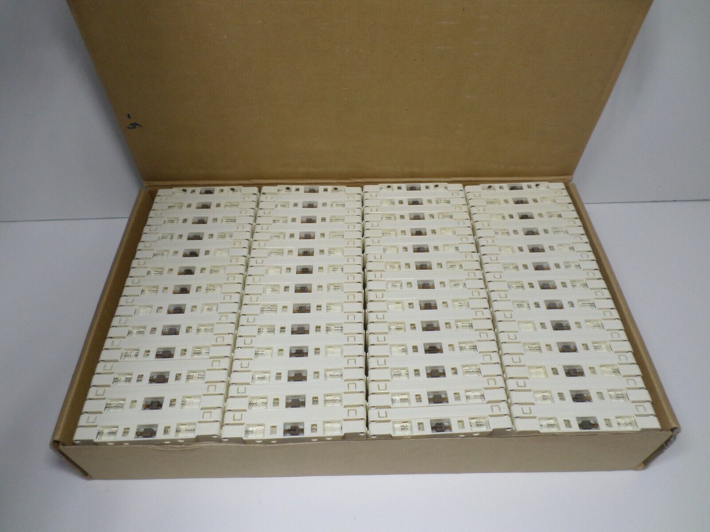 100 Ct. New Blank White ProGamma 2000 Cassette Tape Tab In SPC-92 Premium Grade