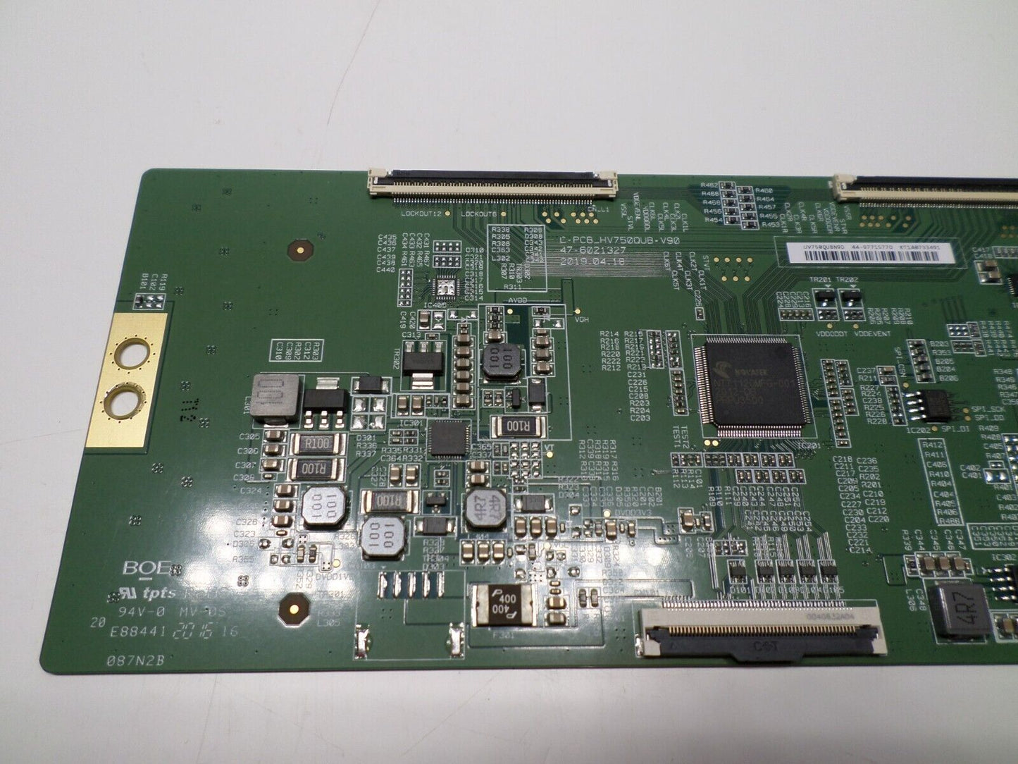 ViewSonic CDE7520 75 Inch 4K Ultra HD Wireless Display T-CON Board UN750QUBN9D