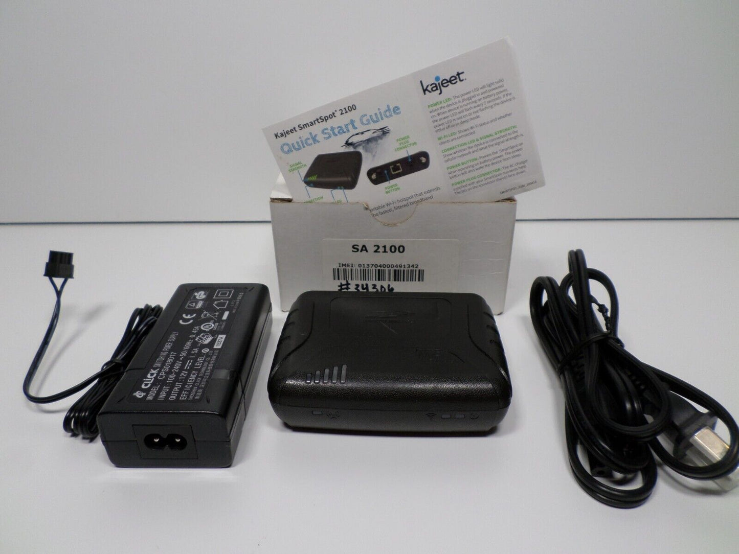Novatel Wireless SA2100 4G LTE MiFi Mobile Wi-Fi Hotspot and LAN Port