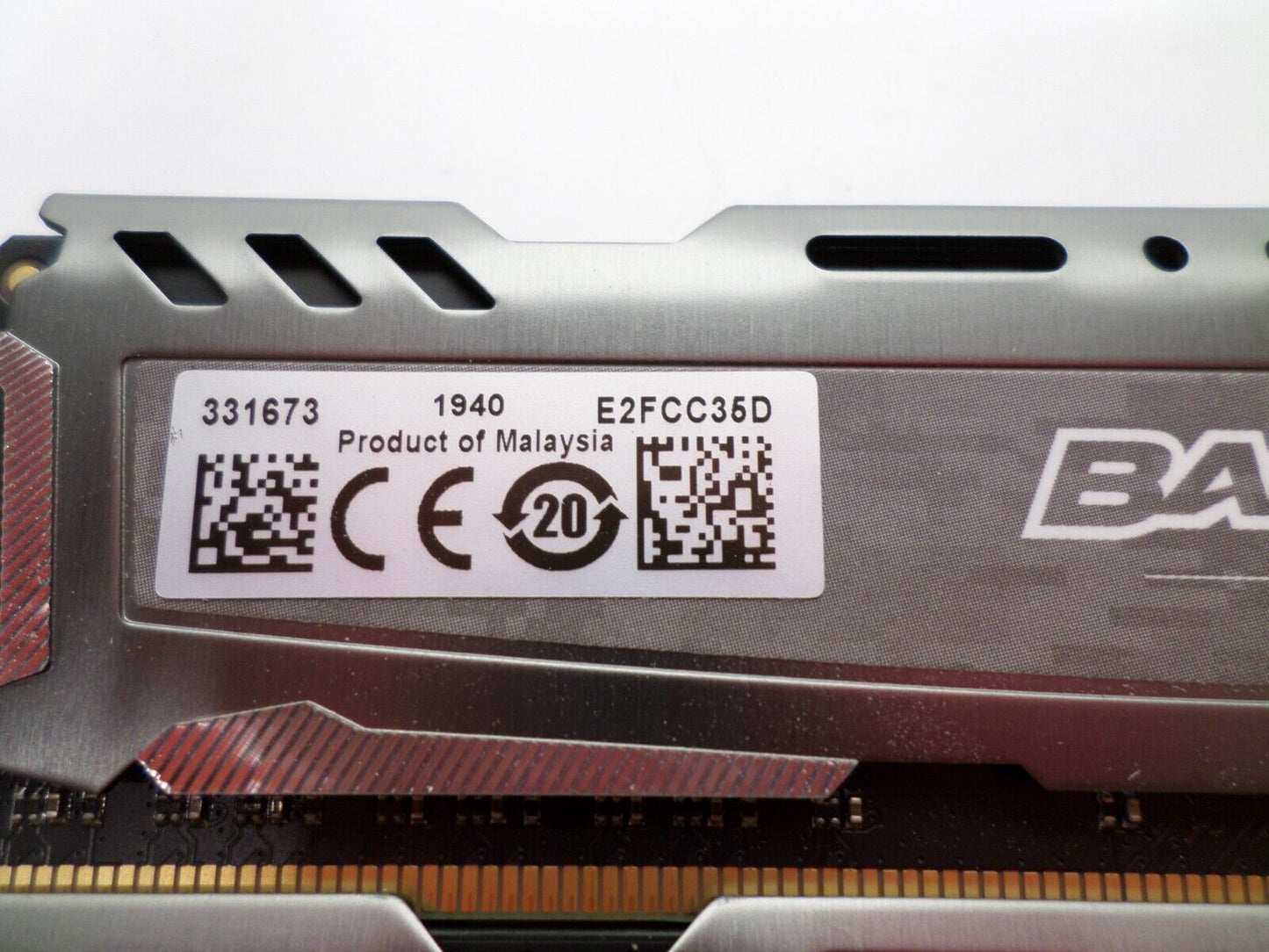 BALLISTIX BLS4G4D240FSB.8FBD2 LeadFree w/XMP 2400MHz 1.2V