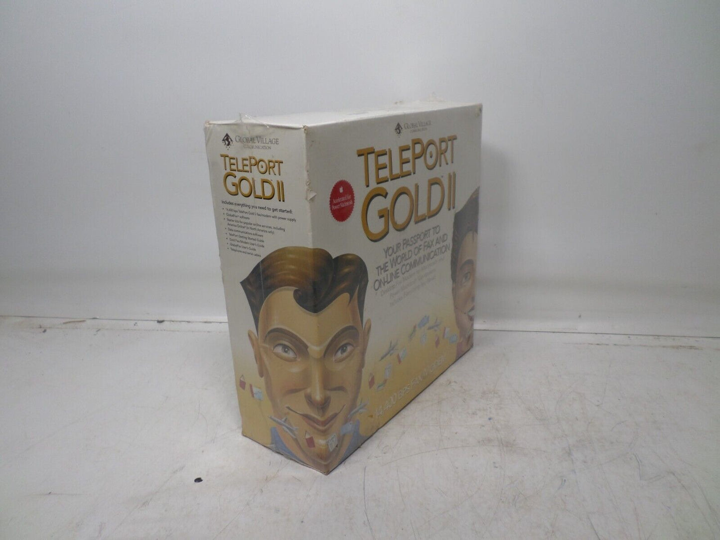 VINTAGE Global Village PL510P TelePort Gold II Modem for Perform Apple Macintosh