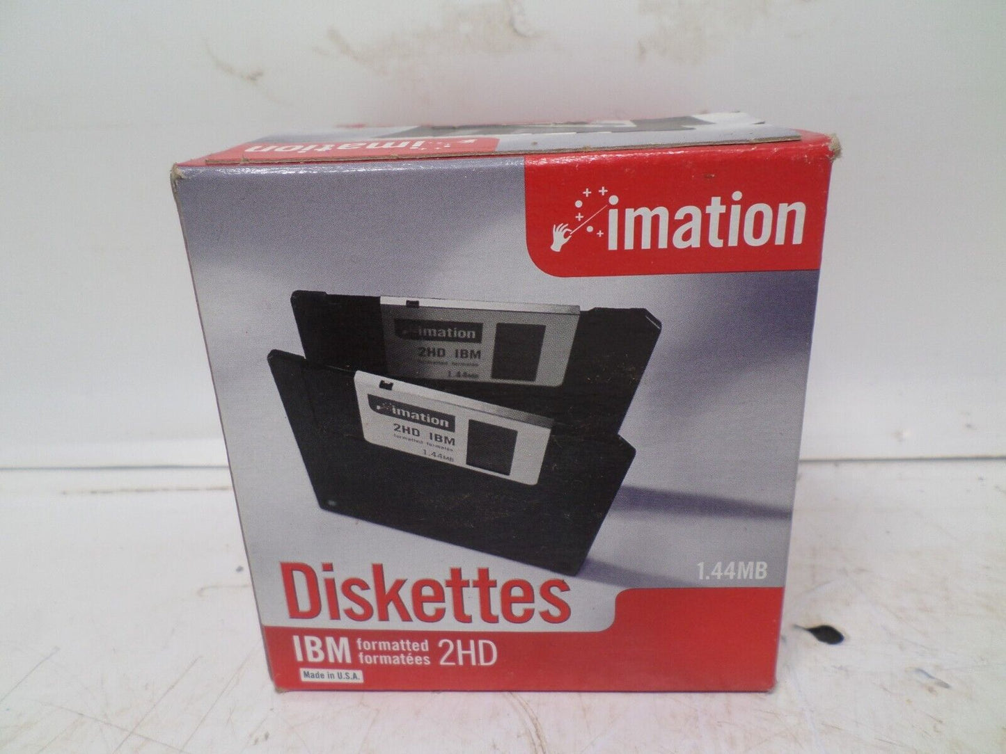 Imation 3.5" Floppy Disks Diskettes 25 Pack IBM Formatted 1.44MB 2HD New Sealed