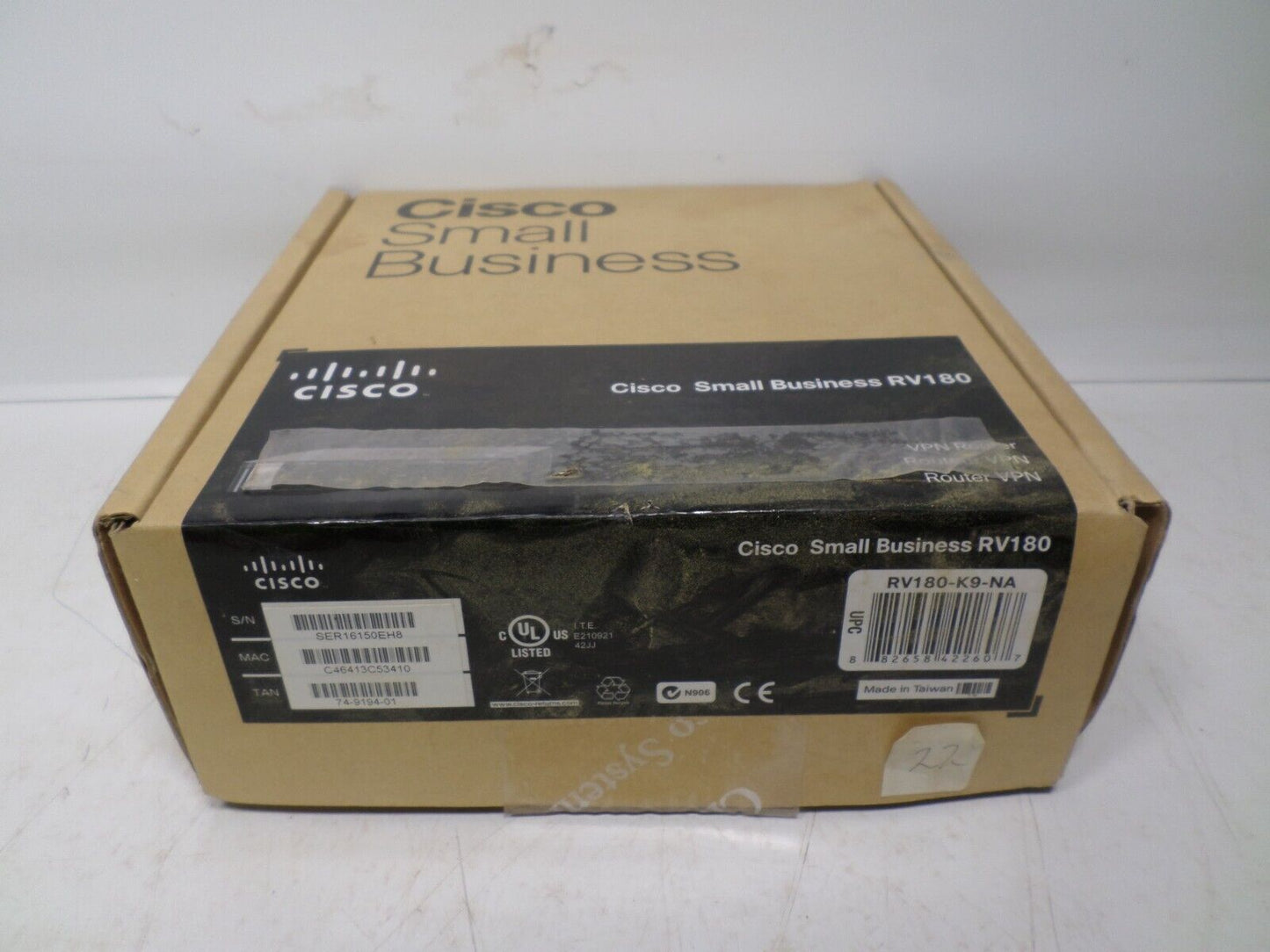 Cisco RV180 VPN Router RV180-K9-NA New in BOX