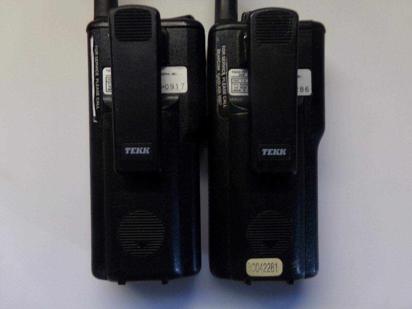 Lot of 2 of tekk T-20 radios
