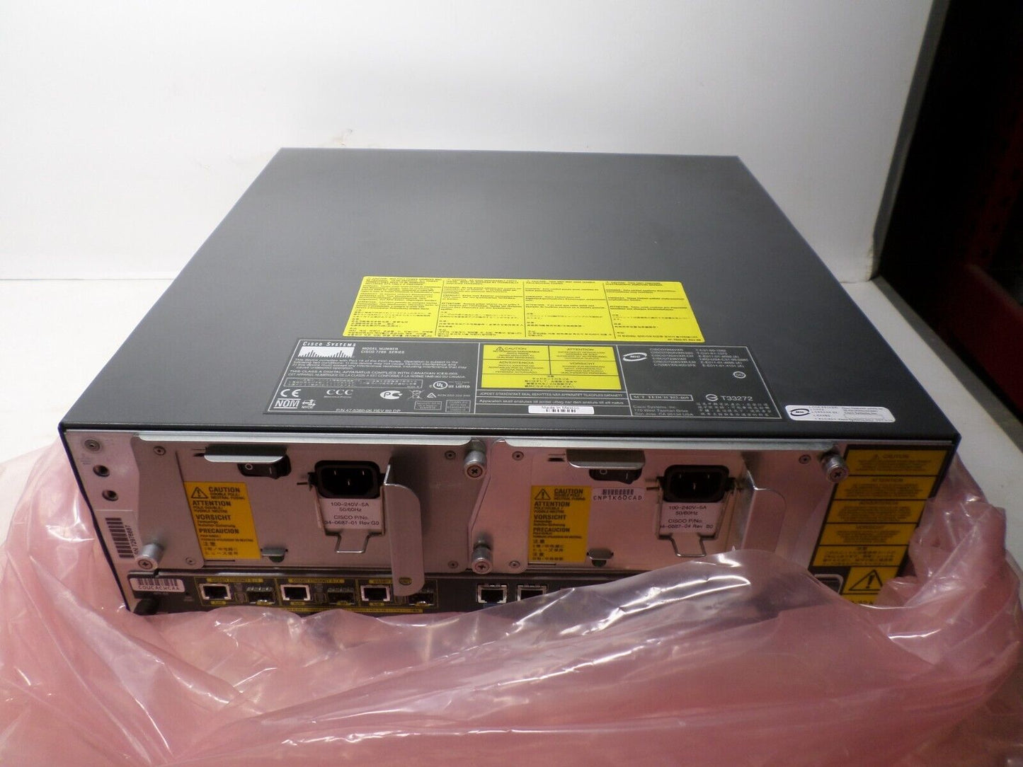 NEW CISCO 7206VXR Router w/NPE-G2 Network Processing ENGINE 2 2 PSU