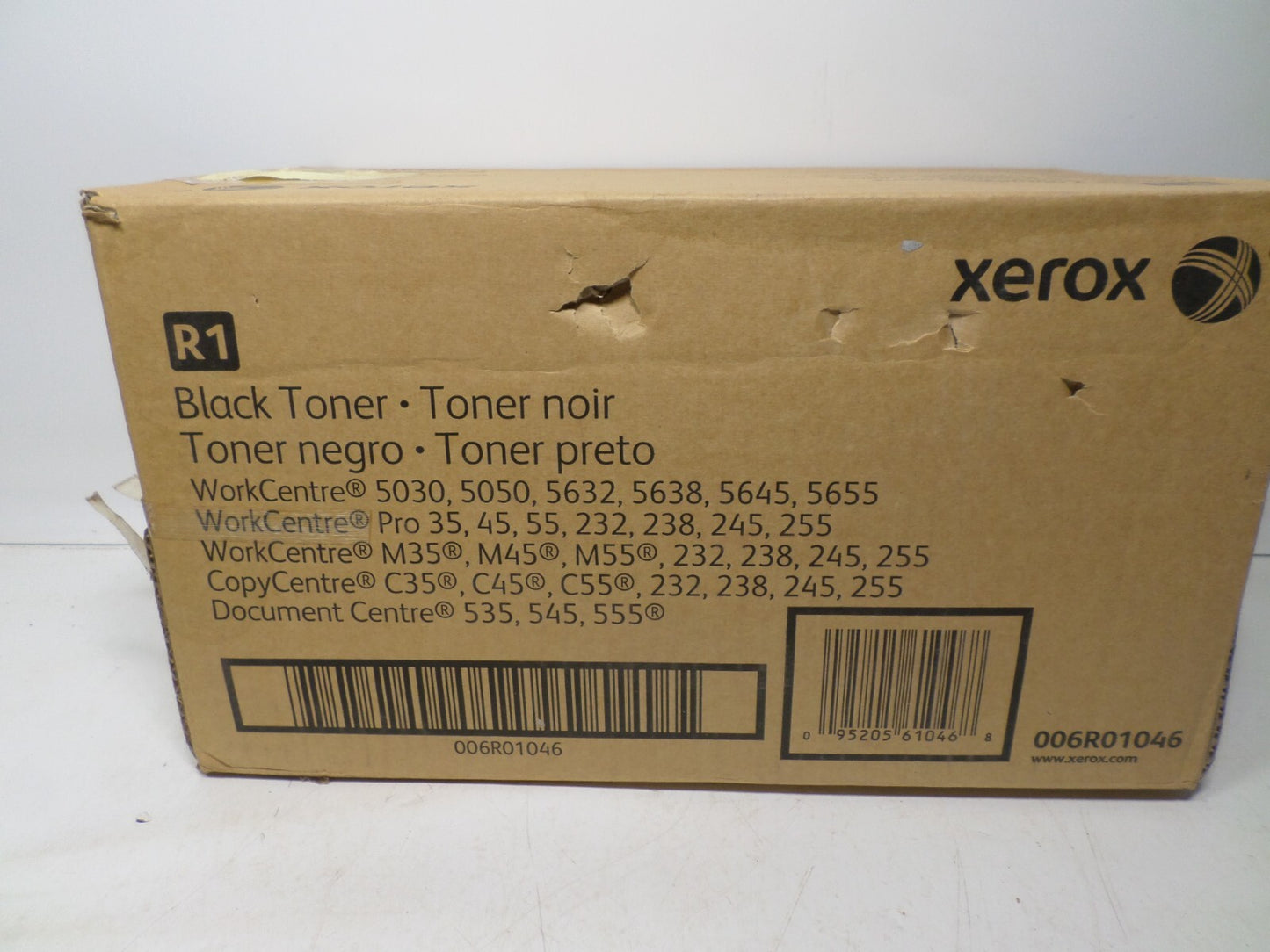 GENUINE Xerox R1 Black Toner 2 Cartridge 1 WASTE TONER 006R01046