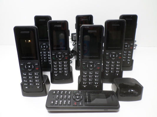 (LOT OF 8) Grandstream DP720 Dect Cordless VoIP Telephone,Black