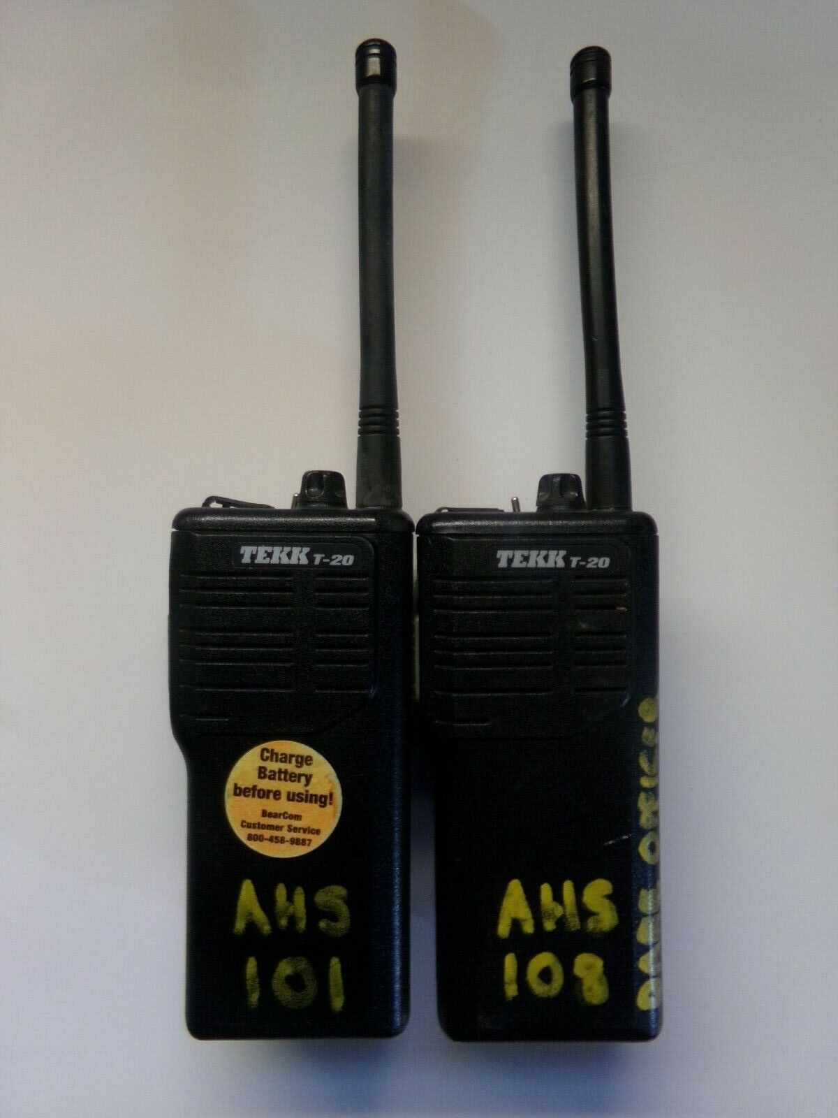Lot of 2 of tekk T-20 radios