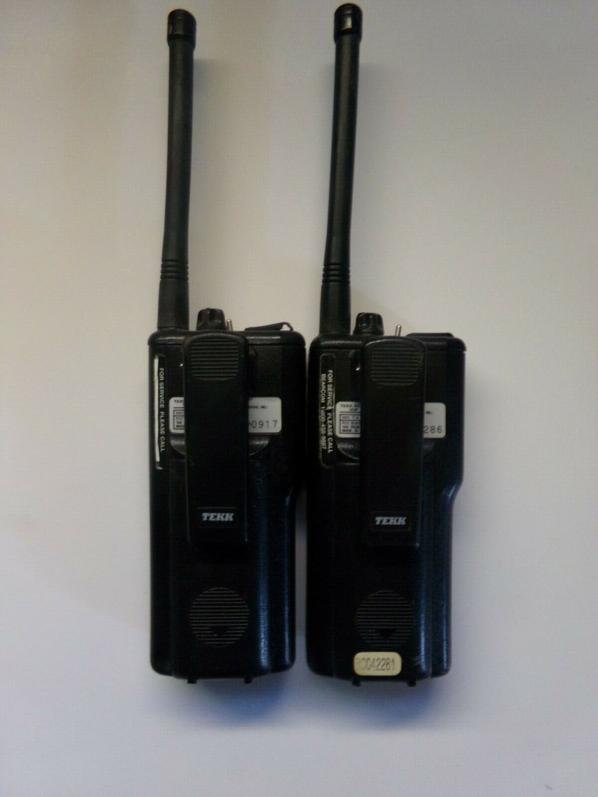 Lot of 2 of tekk T-20 radios