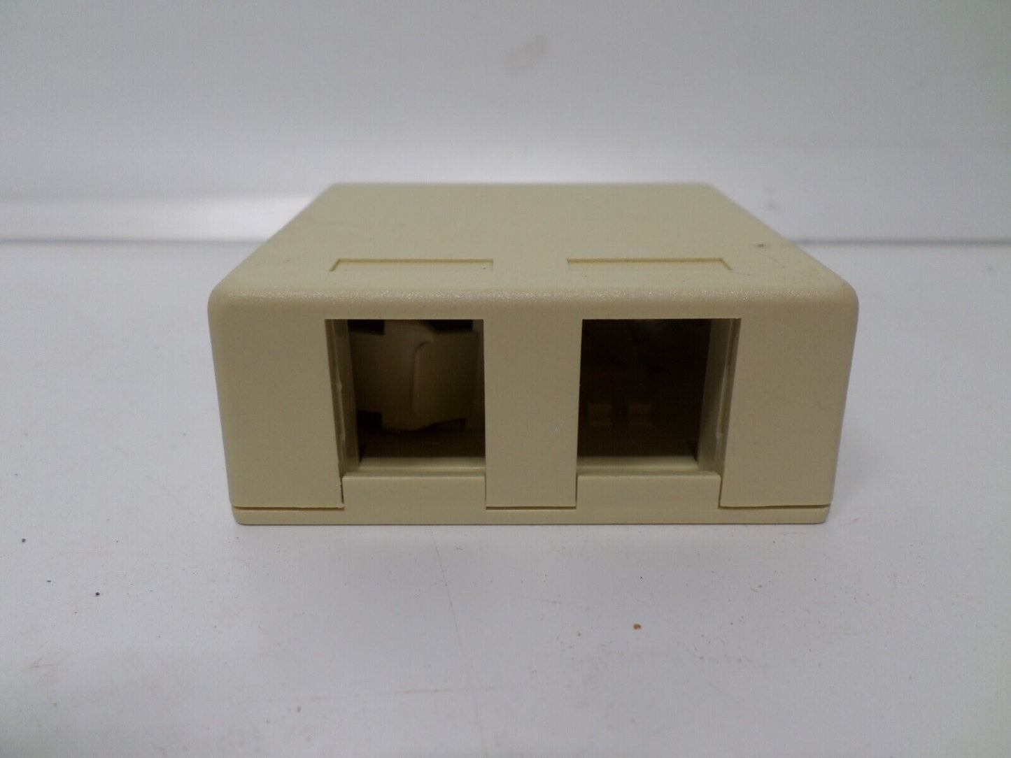 LUCENT SURFACE MOUNT BOX #107984049 M102SMB-246 BEIGE Dual Port