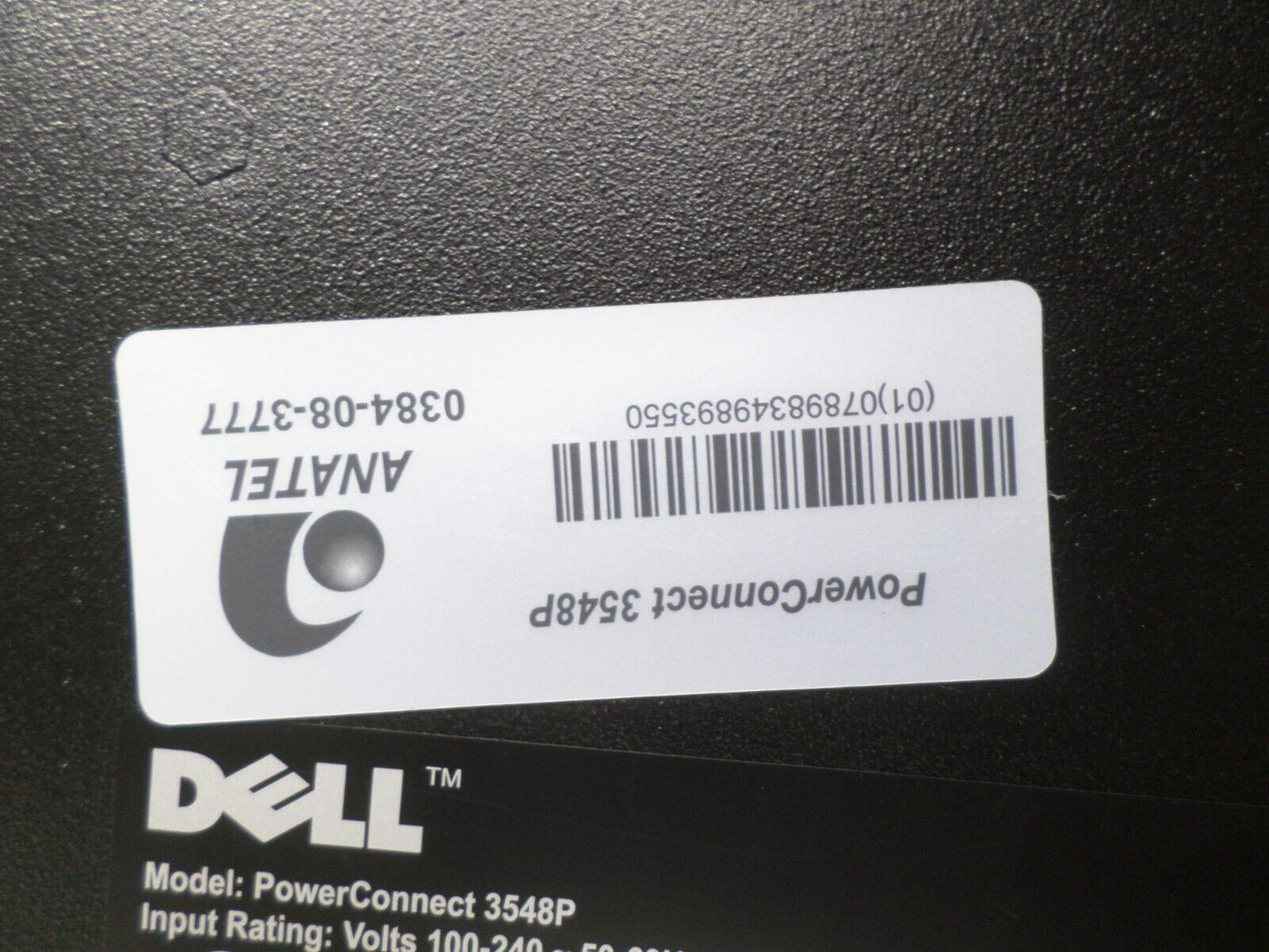 Dell PowerConnect 3548P 48-Port Rack Mountable Managed Ethernet Switch