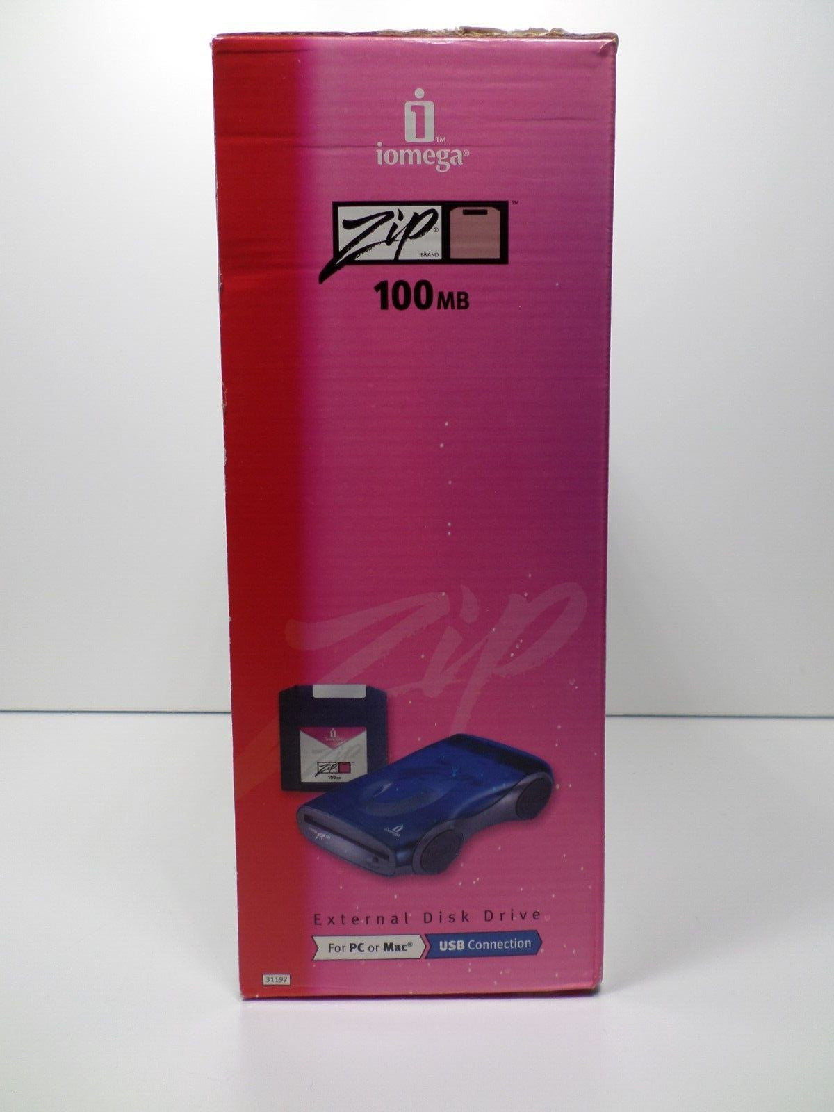NEW! Iomega Zip 100MB External Disk Drive Blue USB Powered PC/Mac Iomega Sync