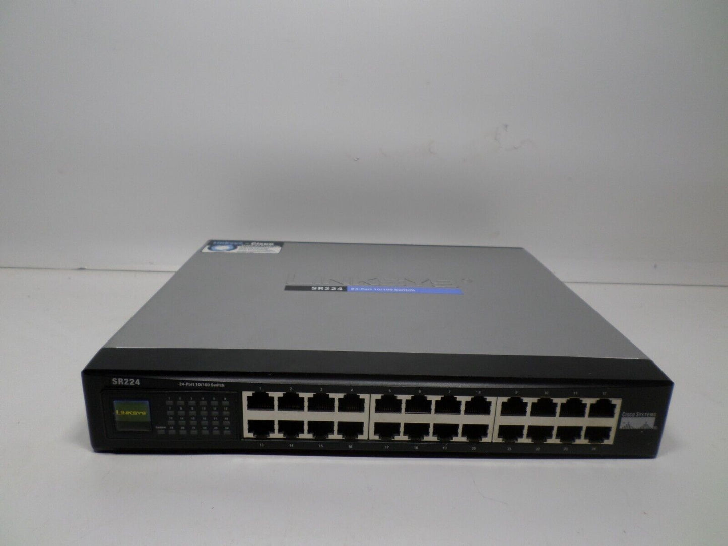 CISCO LINKSYS SR224G 24-PORT 10/100 2-PORT GIGABIT ETERNET SWITCH
