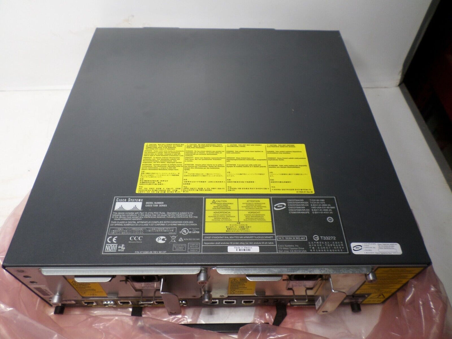 NEW CISCO 7206VXR Router w/NPE-G2 Network Processing ENGINE 2 2 PSU