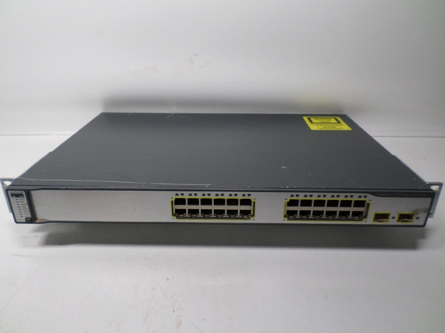 Cisco Catalyst 3750 WS-C3750-24PS-S 24 Port Fast PoE Ethernet Switch
