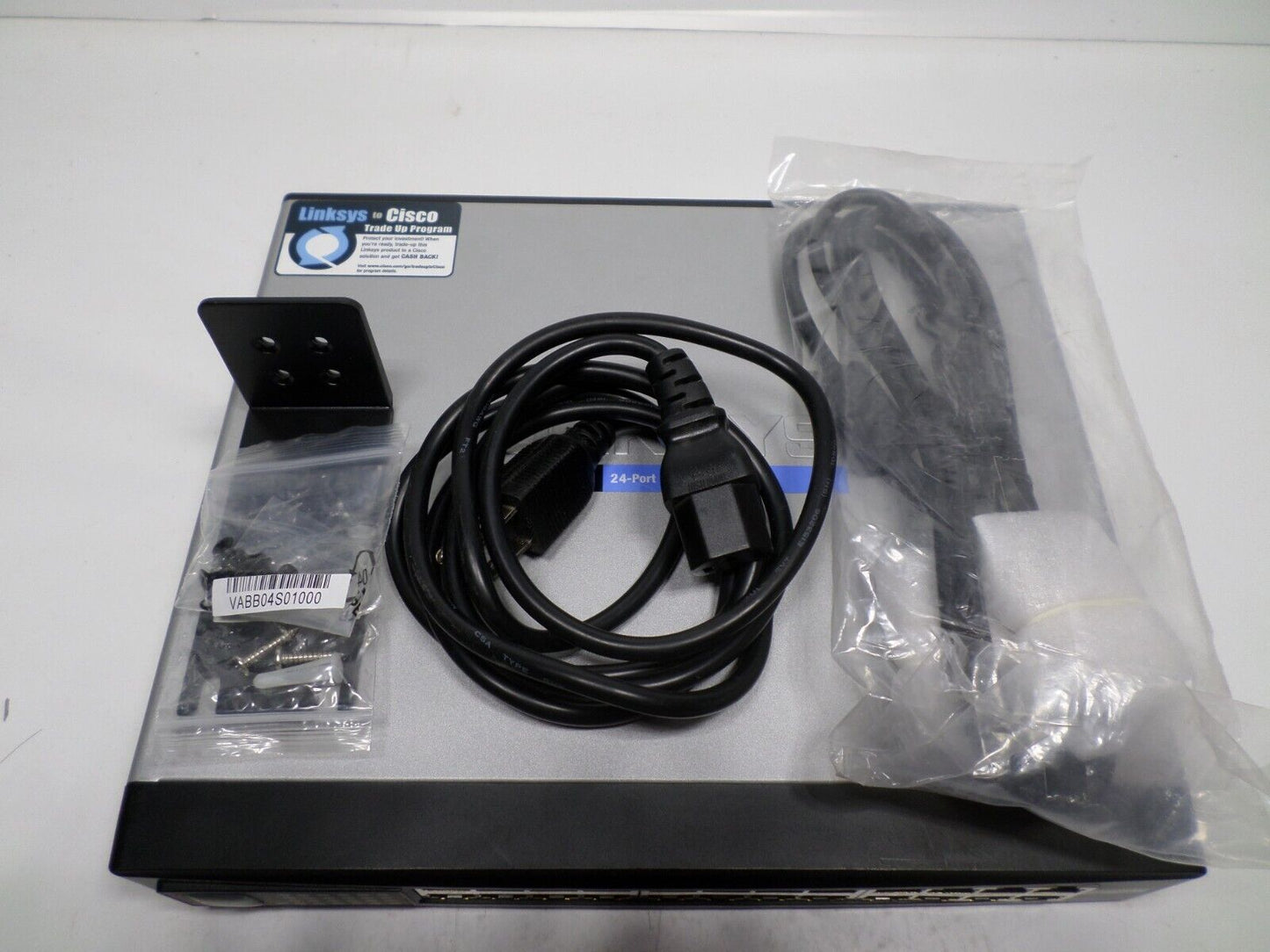 CISCO LINKSYS SR224G 24-PORT 10/100 2-PORT GIGABIT ETERNET SWITCH