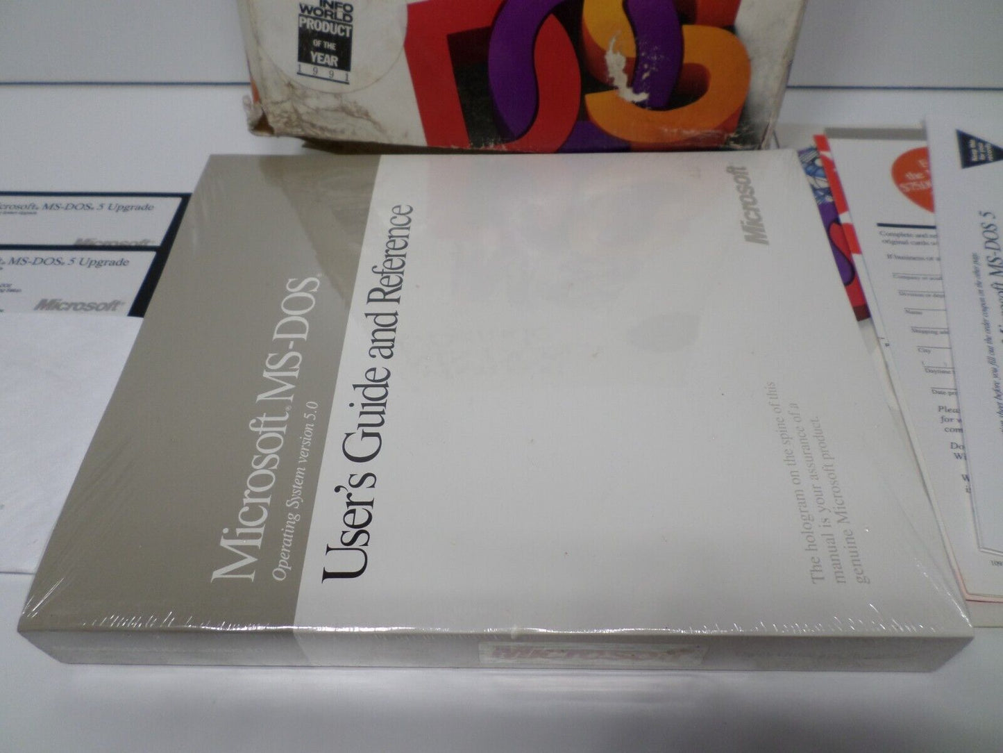 Microsoft MS-DOS 5 Operating System Upgrade Set