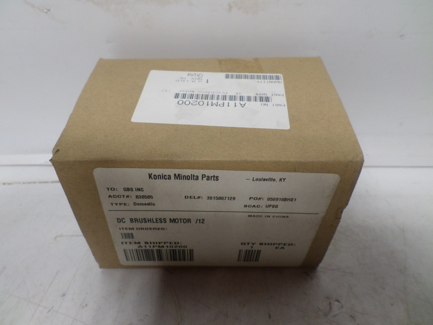Konica Minolta A11PM10200 (A11P-M102-00) DC Brushless Motor /12