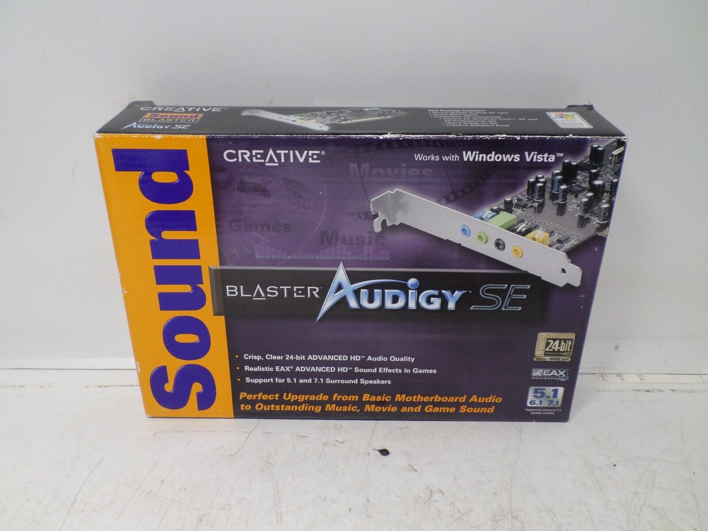 Creative Sound Blaster Audigy SE 7.1 PCI Sound Card SB0570