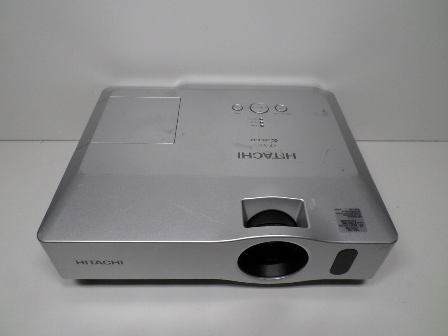 HITACHI CP-X401 LCD Projector 3LCD Home Theater Office 38 Hours