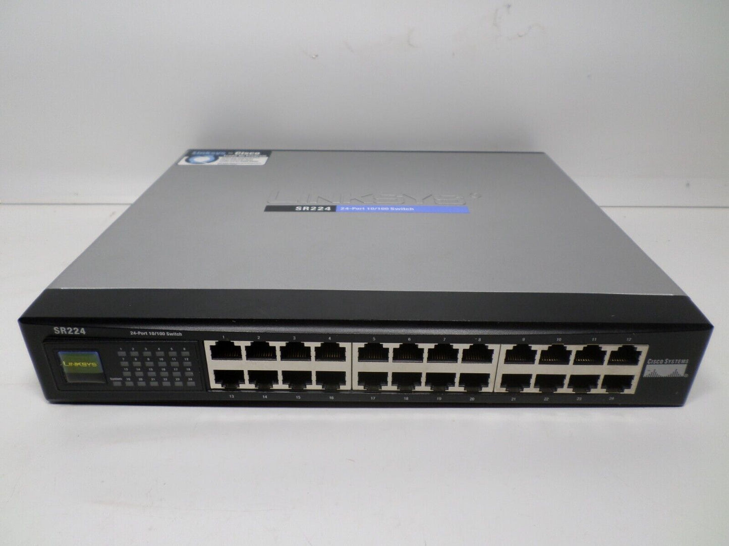 CISCO LINKSYS SR224G 24-PORT 10/100 2-PORT GIGABIT ETERNET SWITCH