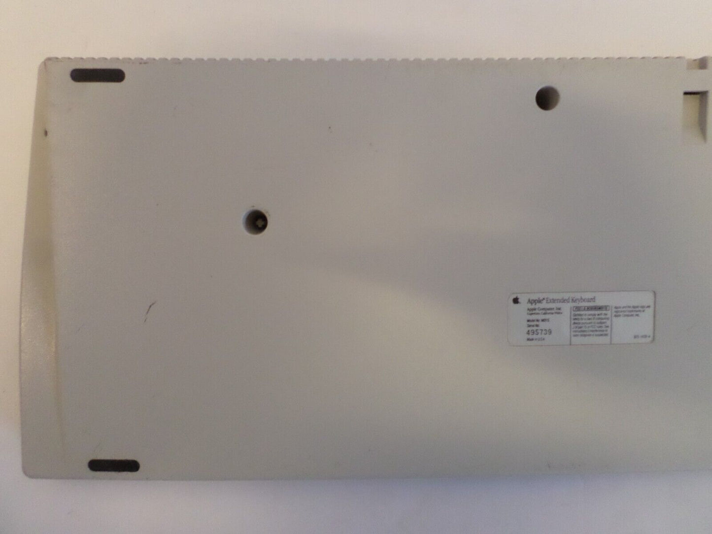 Apple Extended Keyboard Macintosh SE IIgs ADB Bus M0115 With Mouse & Cable! RARE