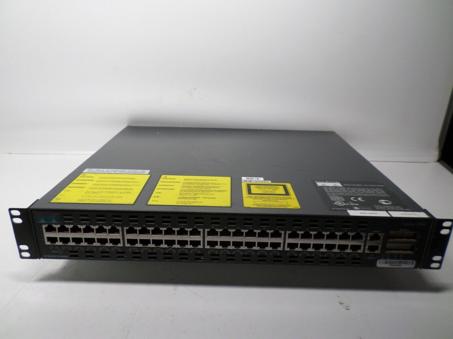 Cisco Systems Catalyst 2948G Model WS-C2948G 10/100 48-Port Ethernet Switch