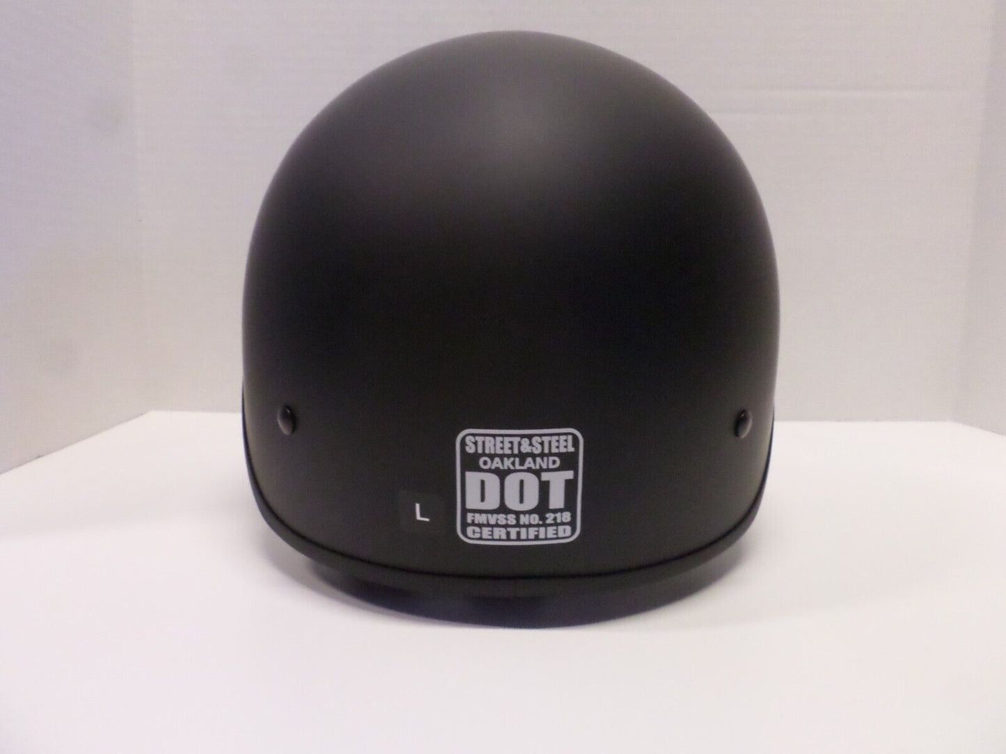 Street And Steel Oakland Motorcyle Helmet SIZE L - Matte Black