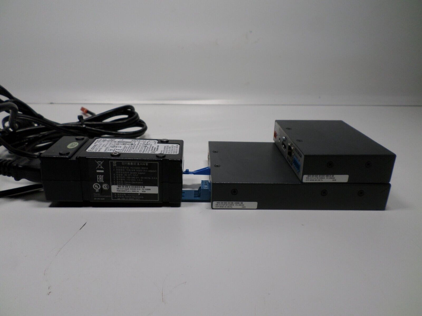 PAIR Extron DTP HDMI 330 RX / TX Twisted-Pair Extender + Power Supply