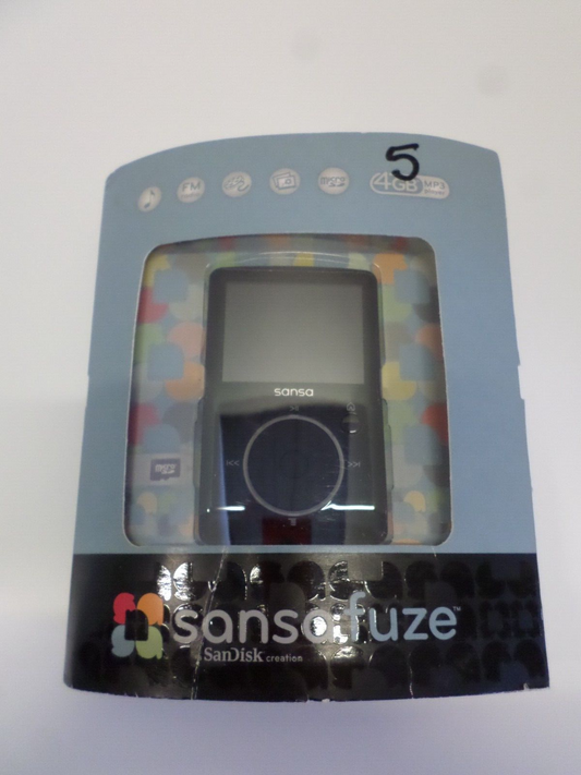 SanDisk Sansa Fuze (4GB) Digital Media MP3 Player Black