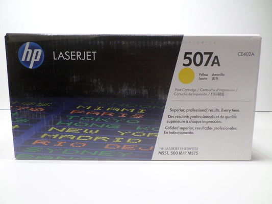 HP 507A Original Toner Cartridge - Yellow (CE402A)