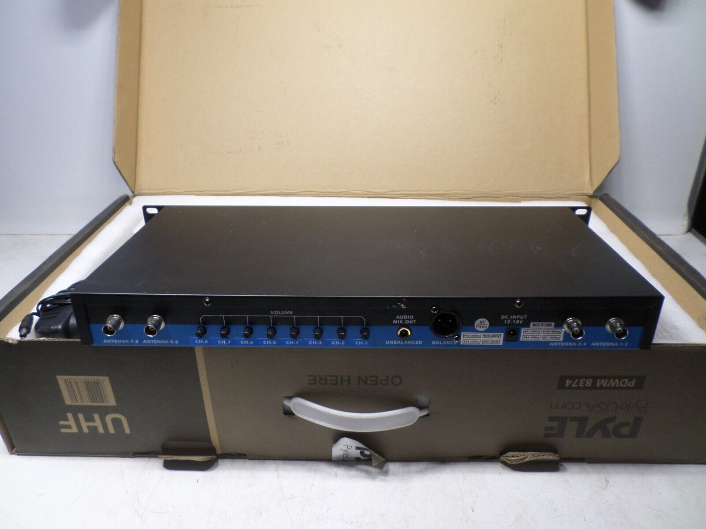 PYLE Pro 8-Channel, 8-Unit Microphone & Receiver System - PDWM8374