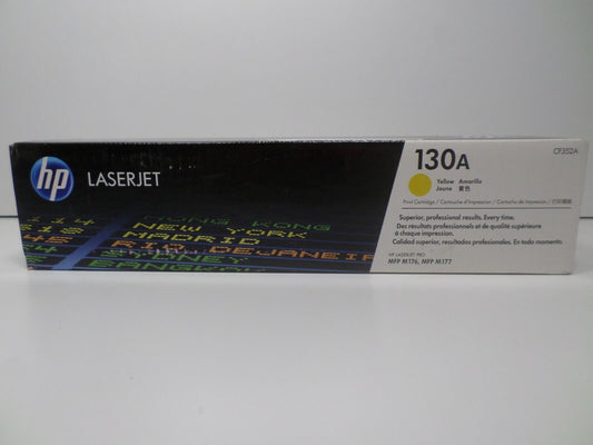 SEALED HP LASERJET 130A YELLOW PRINT CARTRIDGE CF352A