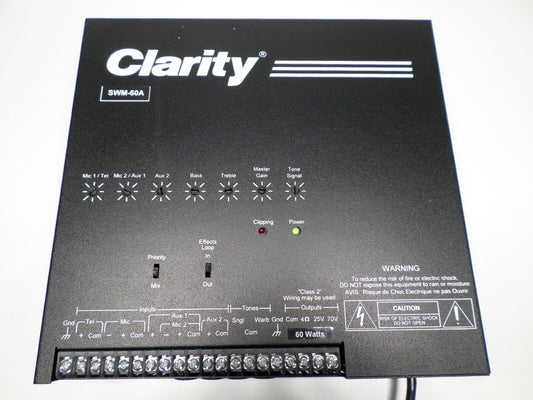 Amplifier Clarity SWM-60A Tested and Working!