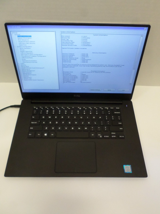 Dell XPS 15 9560 15.6" (240GB SSD, Intel Core i5-7300HQ, 2.5 GHz, 8GB RAM)